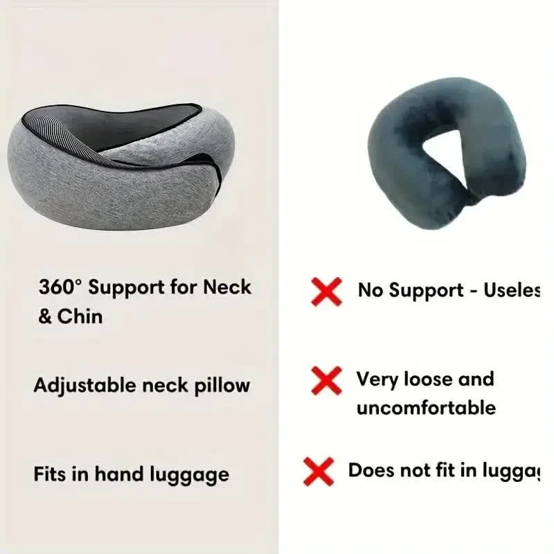 Memory Foam Travel Pillow